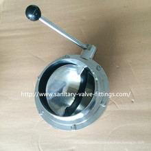 Sanitary 6 Inch Stainless Steel Butterfly Valve, Big Size 3A Butterfly Valve